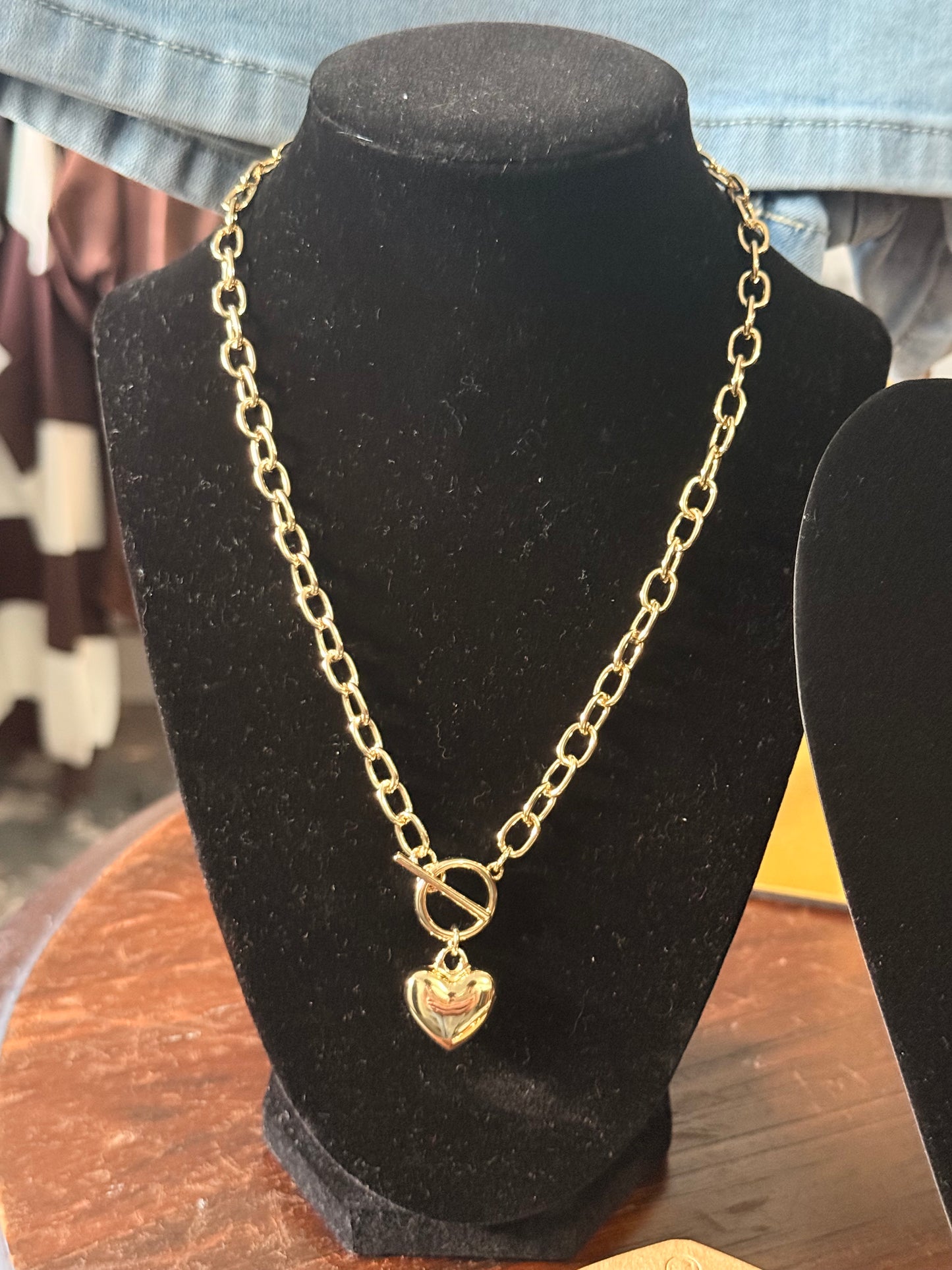 Small Heart Necklace | Gold