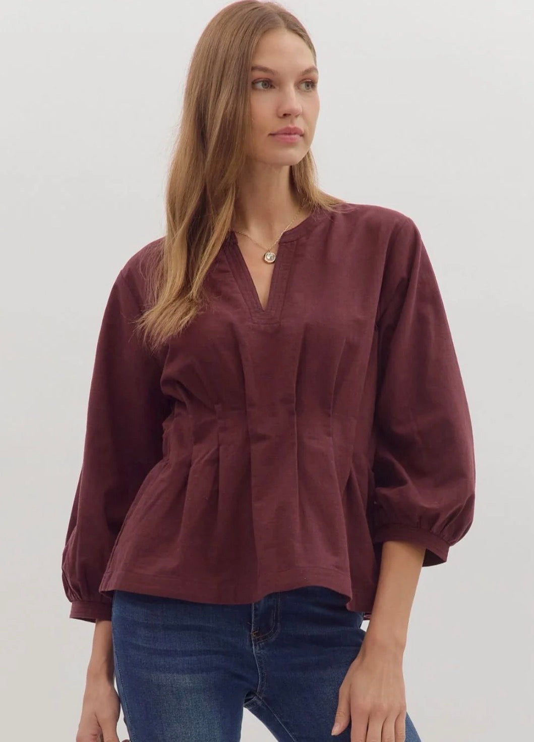 Nickie Top | Plum