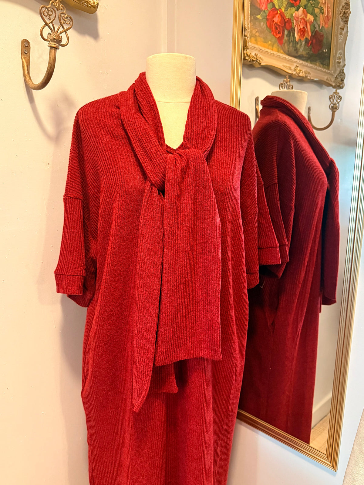 Phaedra Maxi | Burgundy