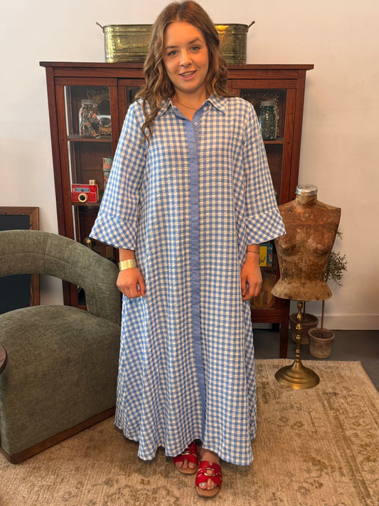 The Adrienne Maxi in Blue
