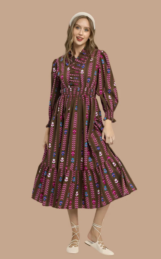 Tameka Midi | Brown