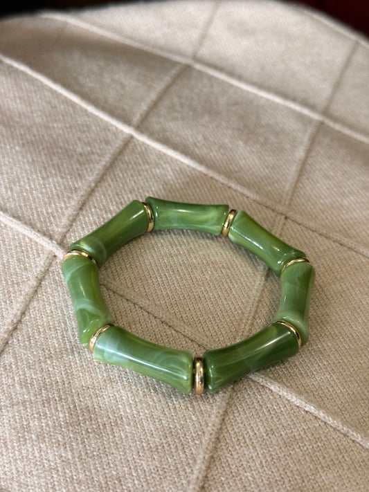Bamboo Stretch Bracelet | Multiple Colors