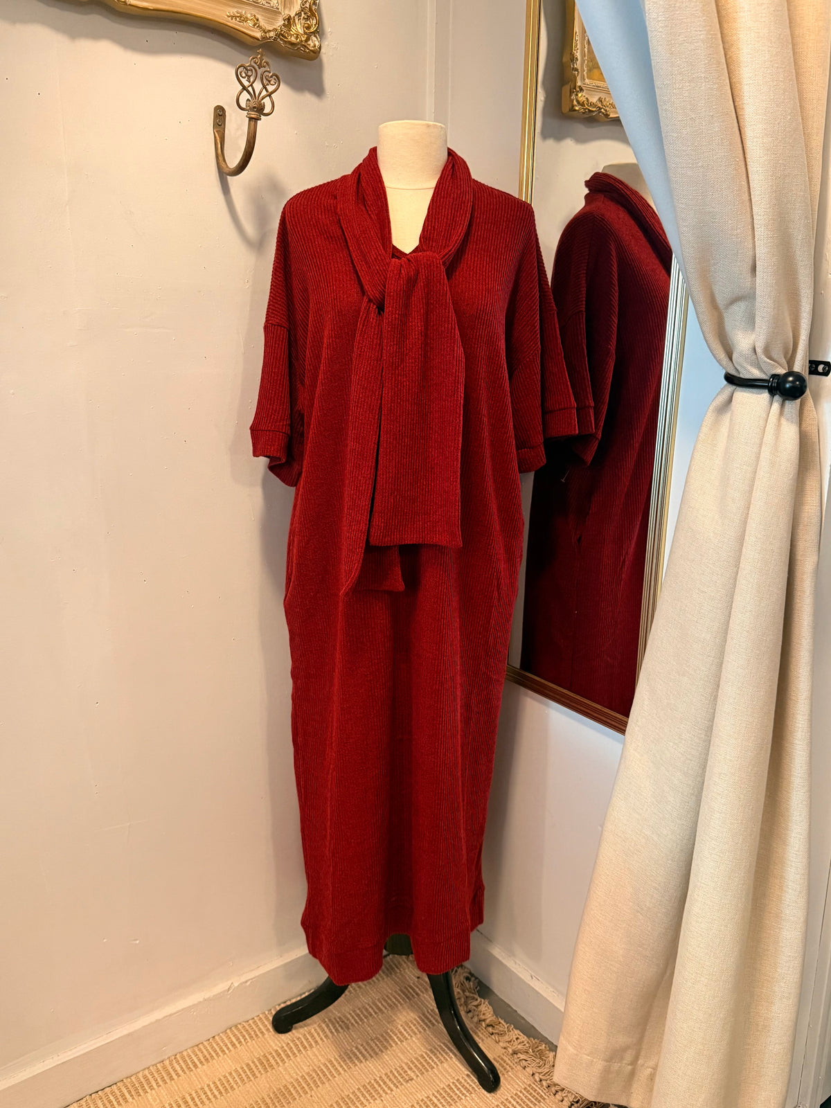 Phaedra Maxi | Burgundy