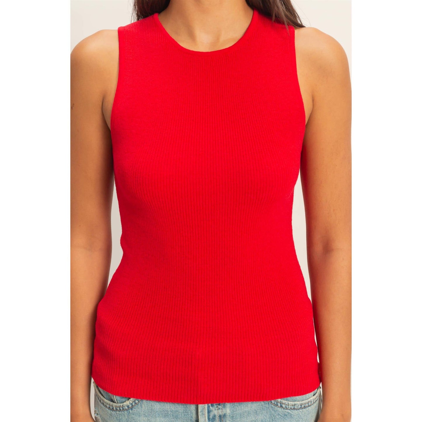 The Marni Top in Red