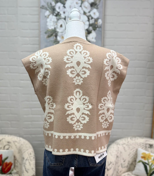 Amelia Sweater Top | Sand
