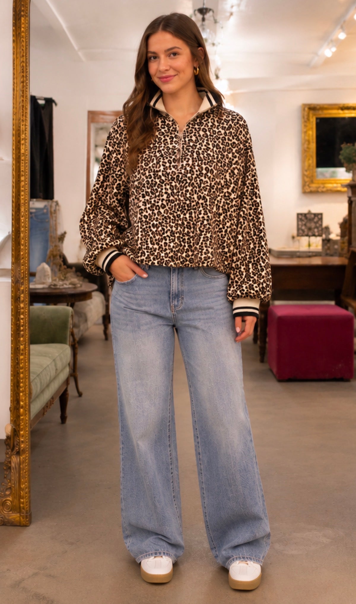 Willow Top | Leopard