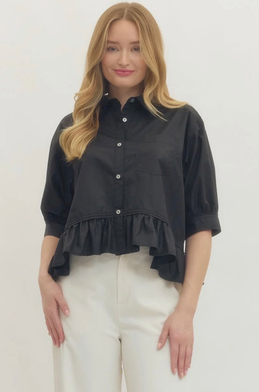 Martha Top | Black