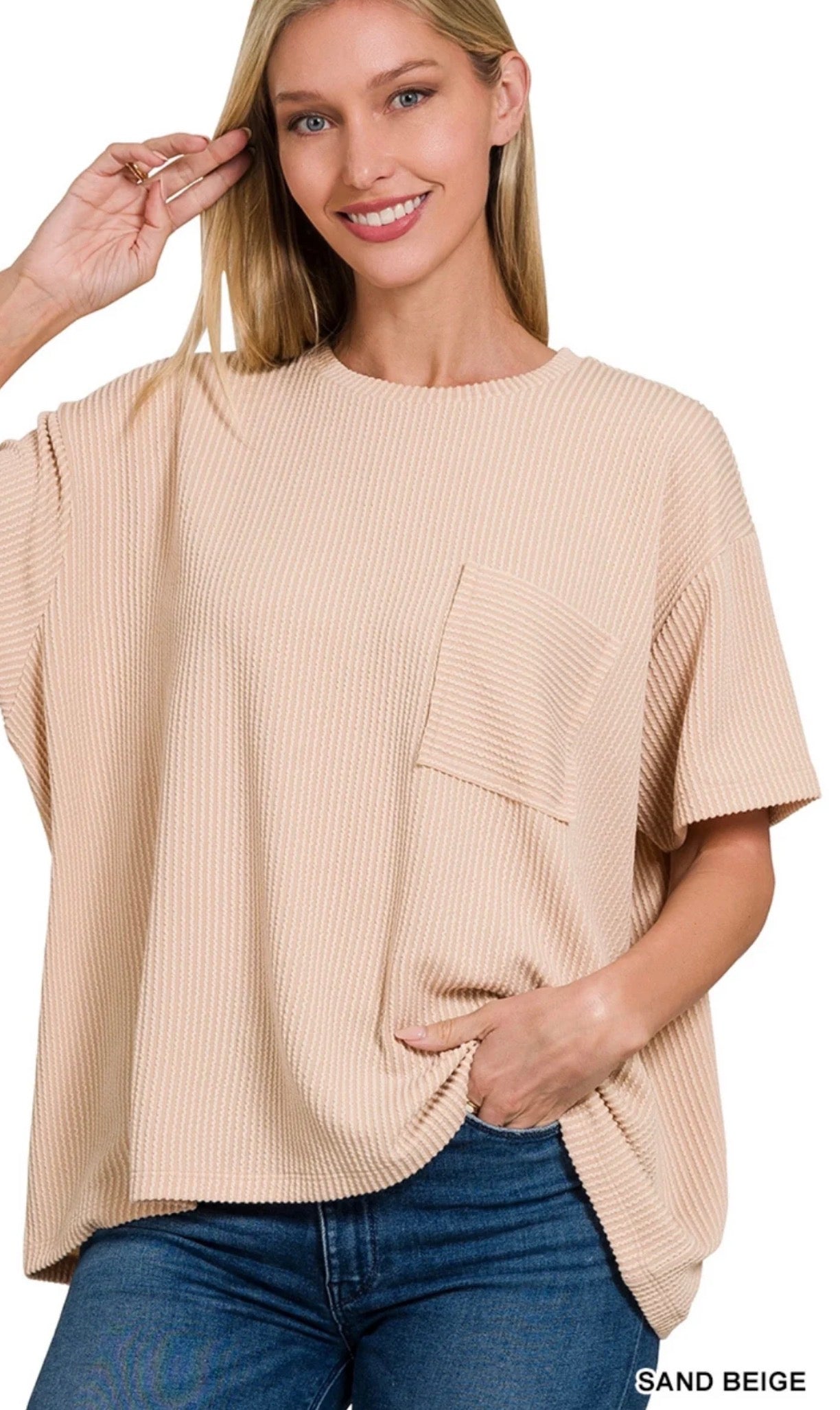 Keisha Top | Sand Beige