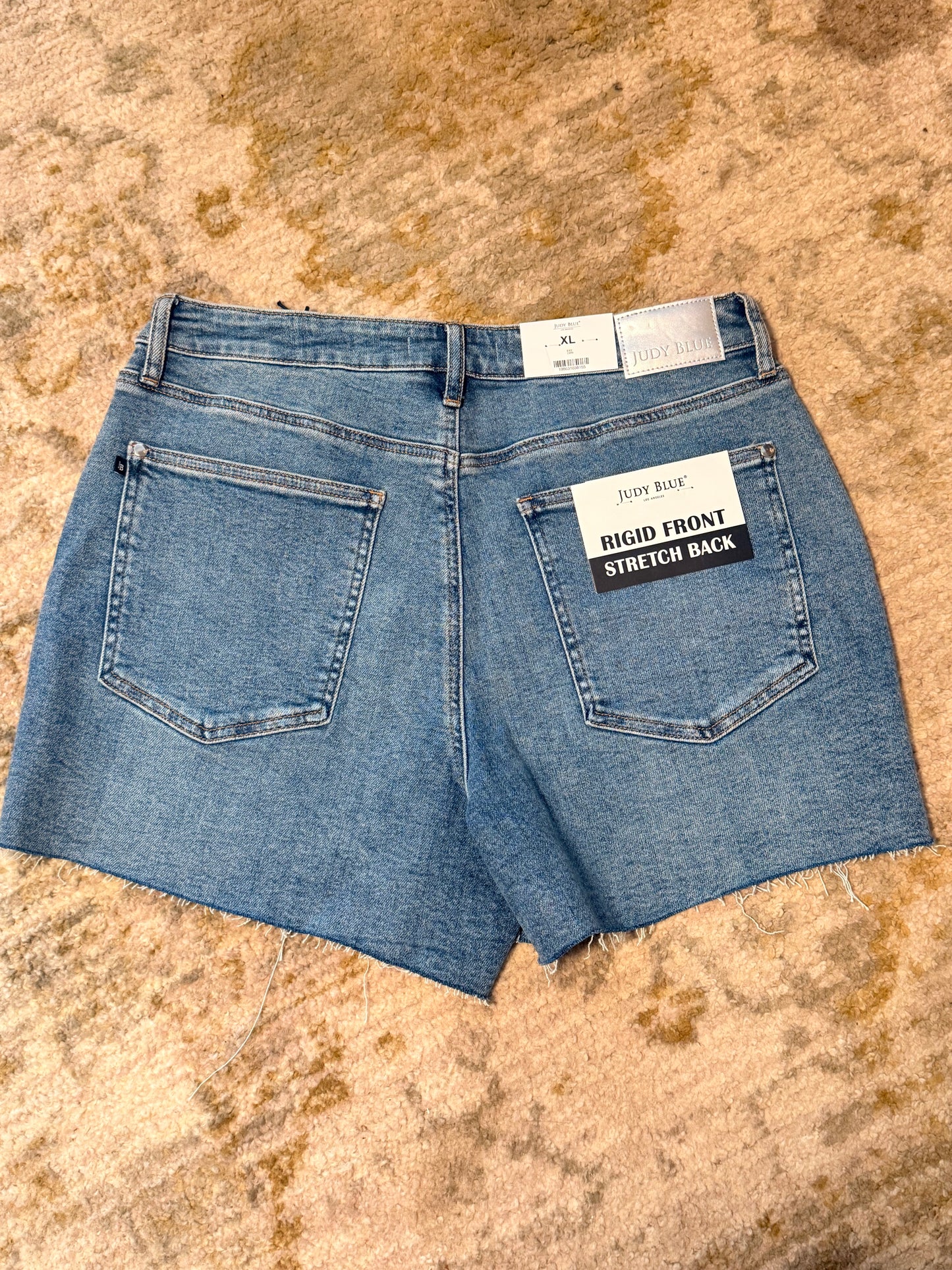 Judy Blue | High Waist Cut Off Stud Shorts